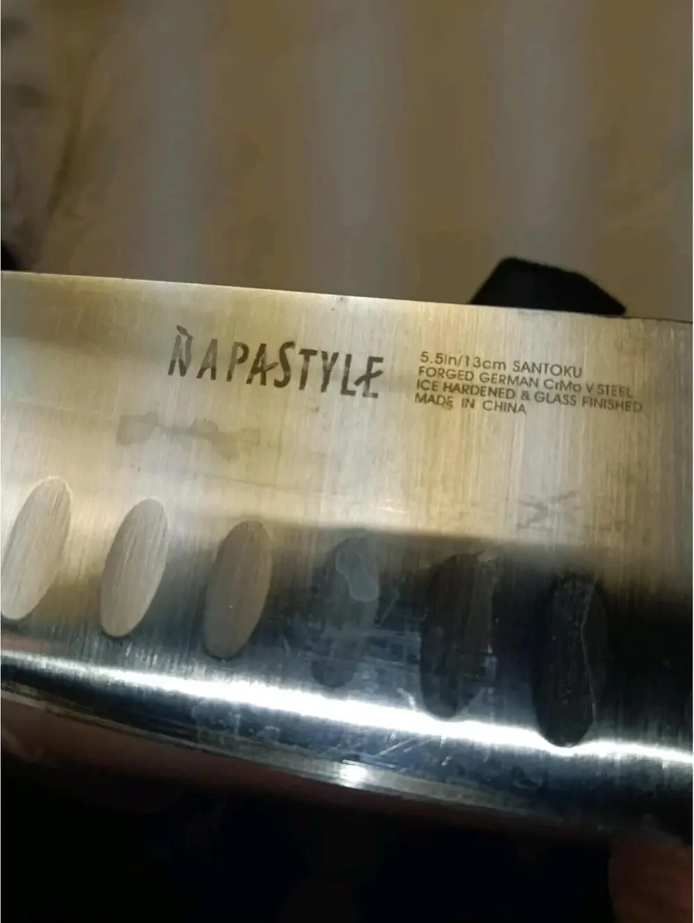 NAPASTYLE Santoku Knife Sheaths 5.5” Professional Knives Slicing & Dicing Sharp